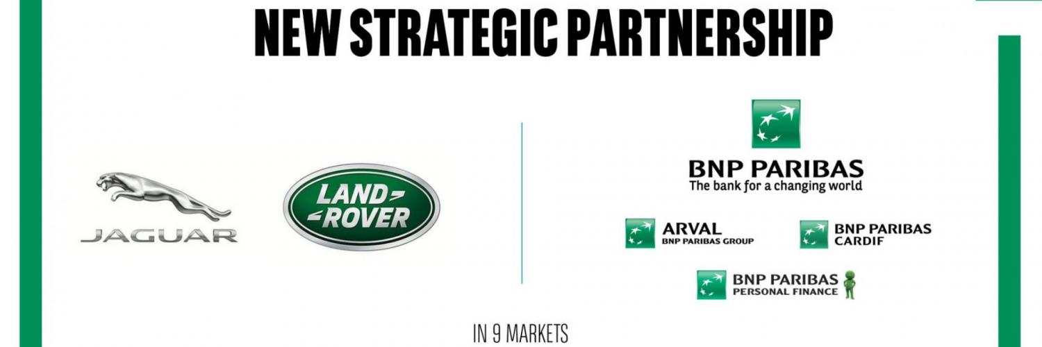 Parceria Estratágica Jaguar Land Rover e BNP Paribas