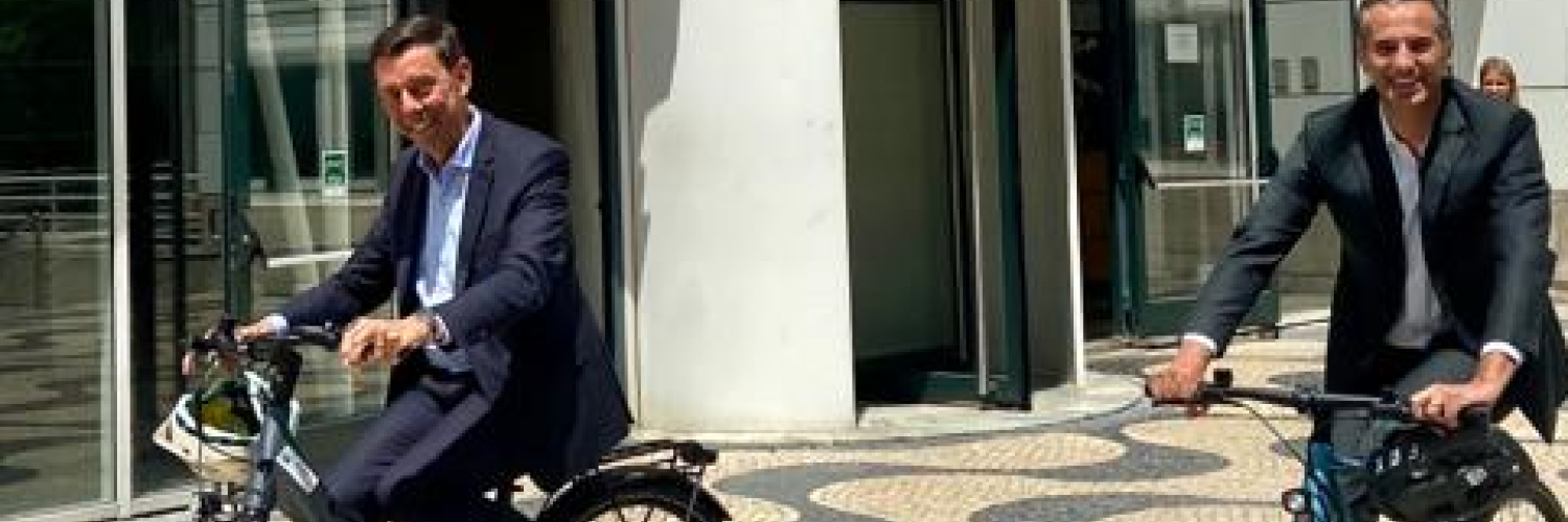 Lançamento Serviço Renting e-bikes Alain Groenendael e José Pedro Pinto